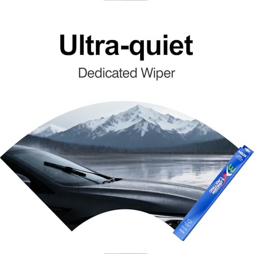 Quiet Front Windshield Wiper Blades 24&Prime; & 17&Prime; – Set of 2