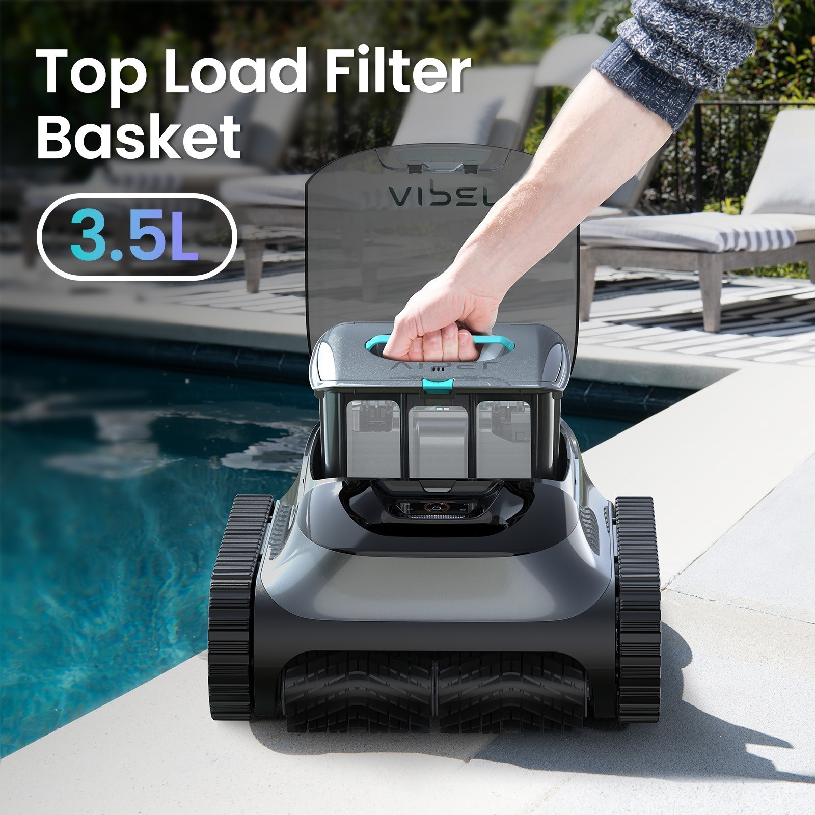 Aiper Scuba S1 Cordless Robotic Pool Vacuum Wall Climbing for In-Ground Pools