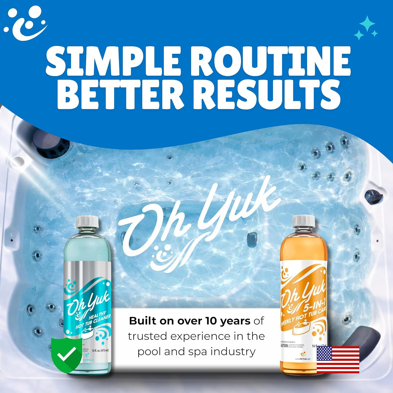 Healthy Hot Tub Cleaner, Hot Tub Cleaner for Indoor and Outdoor Hot Tubs