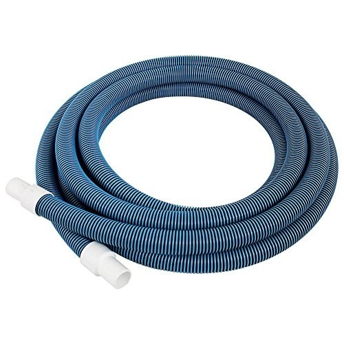 Pool Vacuum Hose 18 ft x 1.25 Inch Abrasion Resistant UV Protected Blue