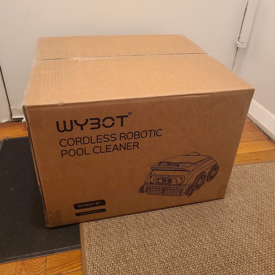 WYBOT B1 Robotic Pool Cleaner Cordless Vacuum | Floor & Wall Cleaning | Grey
