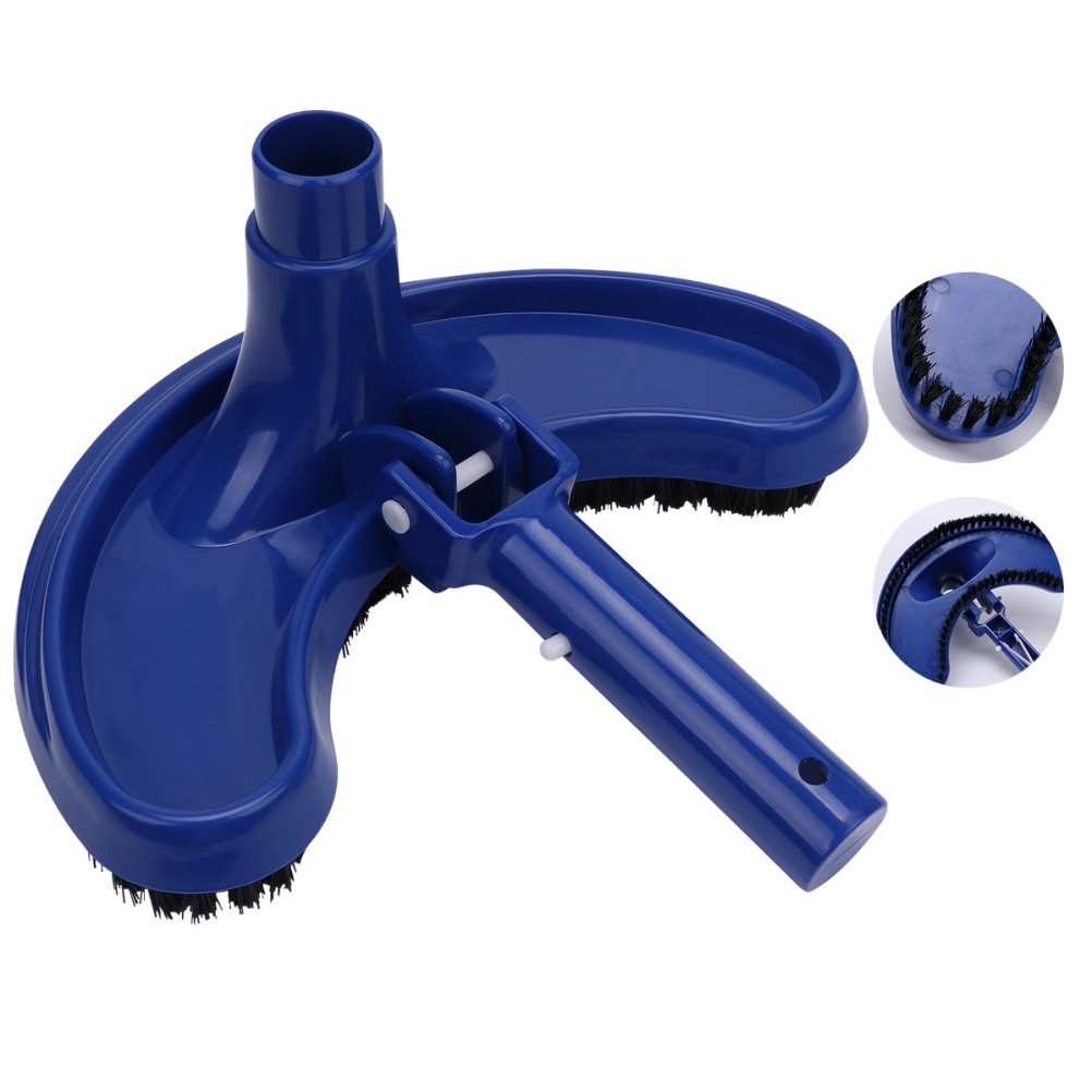 1Pcs Blue Pool Cleaning Tool Durable ABS Plastic Pool Suction Head