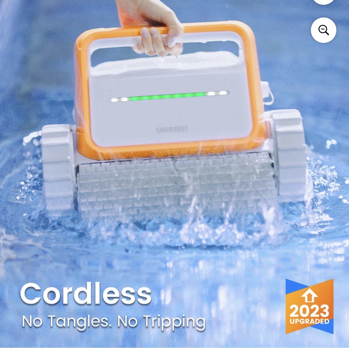 SMOROBOT Tank X11 Cordless Robotic Pool Cleaner Vacuum, Wall Climbing