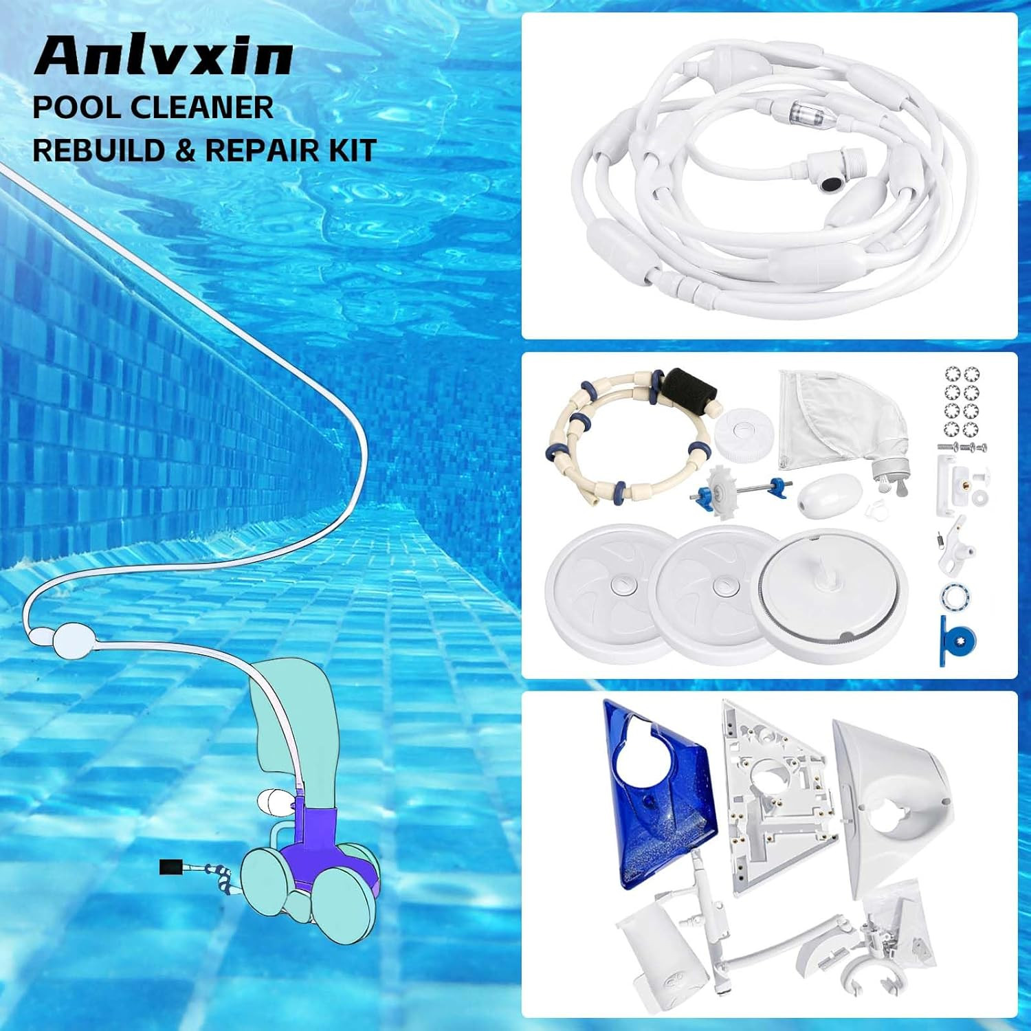 Zodiac Polaris 180 280 Pool Cleaner Repair Kit – Durable & Easy to Install Parts