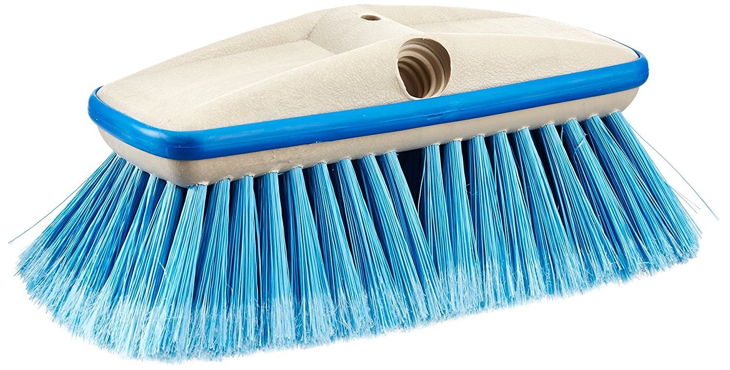 STAR BRITE Premium Medium Wash 8&Prime; Brush Head W/Bumper – Deluxe Brush, Blue