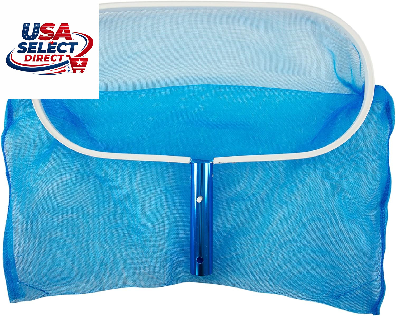 Heavy Duty Deep-Bag Leaf Rake Pool Skimmer with Ultra Fine Mesh