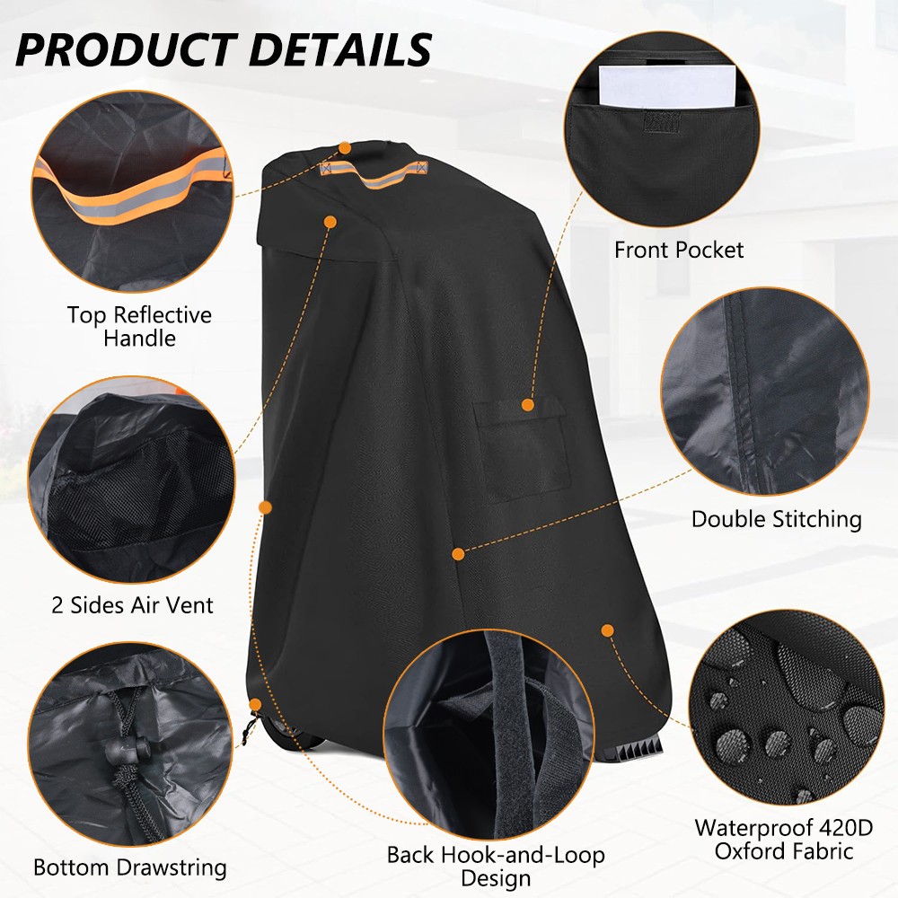 Robotic Pool Cleaner Caddy Cover Classic Outdoor Waterproof Vacuum Protector