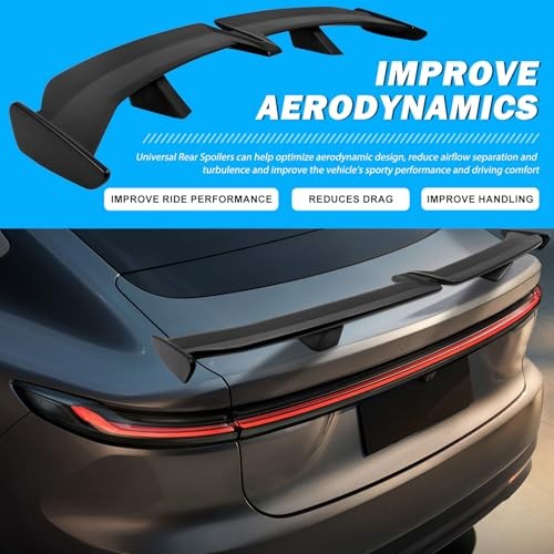 Universal Rear Spoiler 54 Inch Seagull PRO 54inch Matte Black-Seagull Pro Style