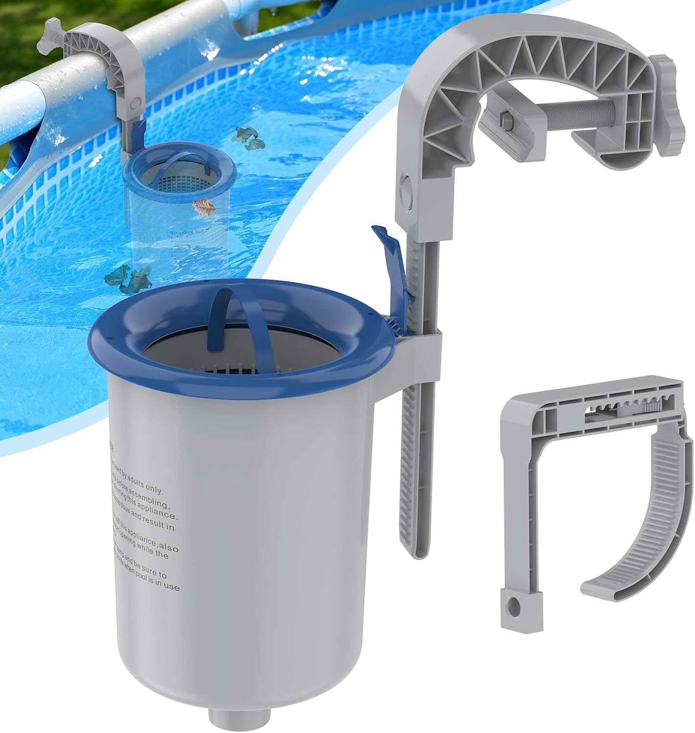 Pool Skimmer – above Ground Pool Skimmer, Floating Surface Skimmer, Accessories
