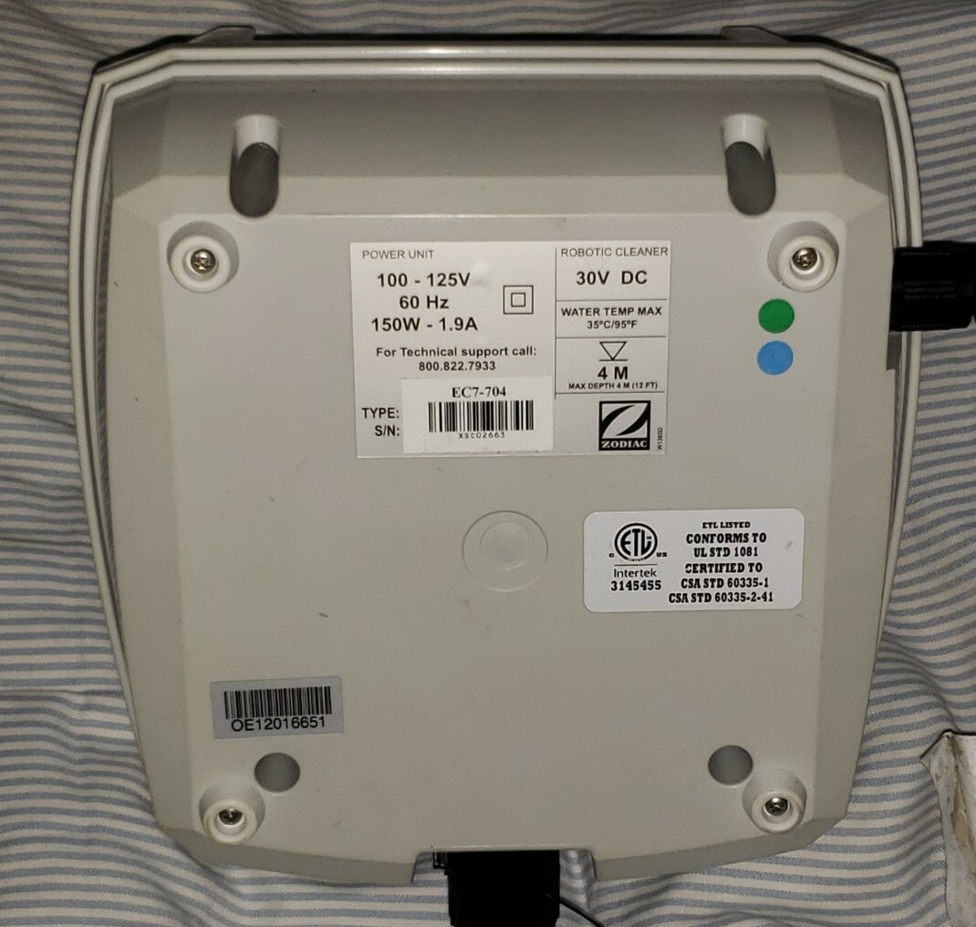 Polaris 9400 Robot Power Supply R0539100 Zodiac -TESTED-WORKING-