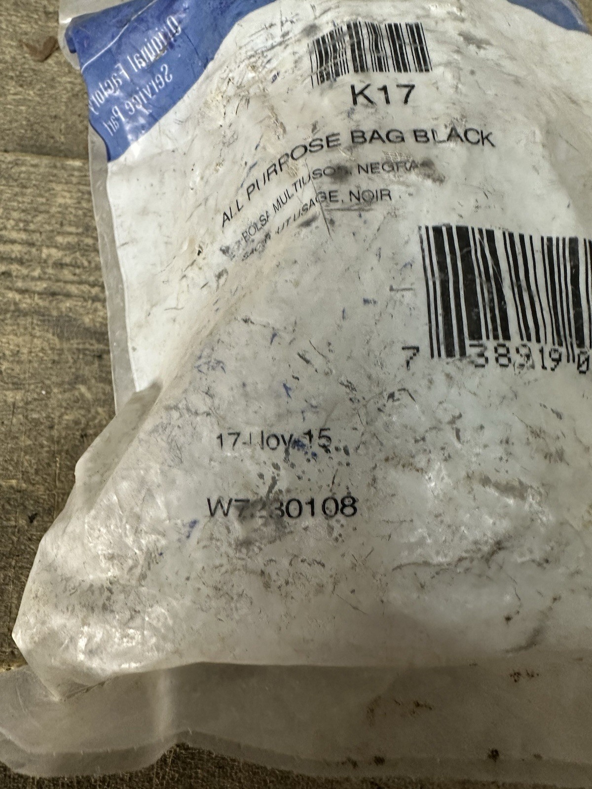 Polaris K17 All Purpose Strainer Bag Black 280 Genuine OEM Pool Spa