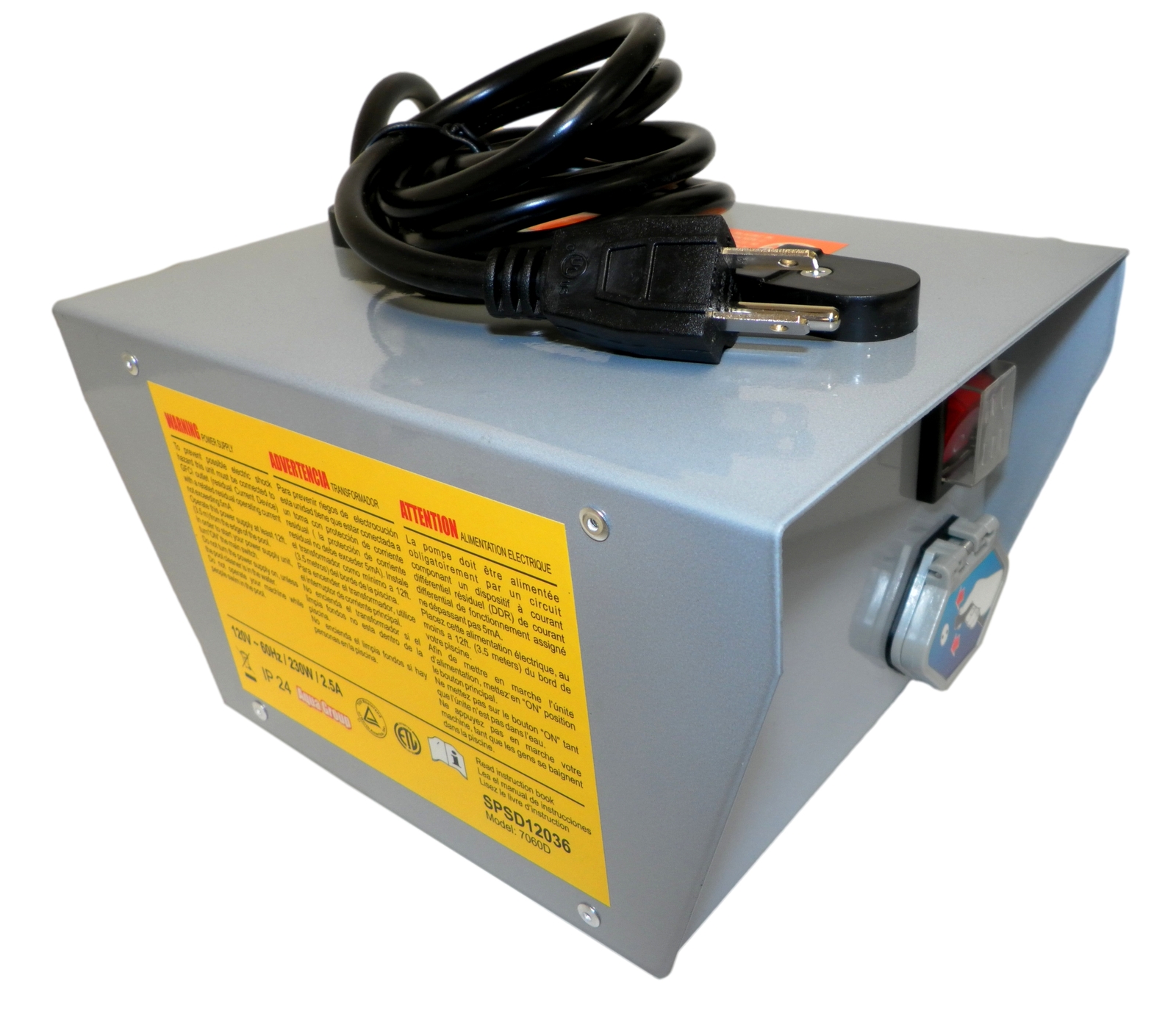 Aqua Products 7060D Power Supply 120/36VAC AC Pump 2PRF