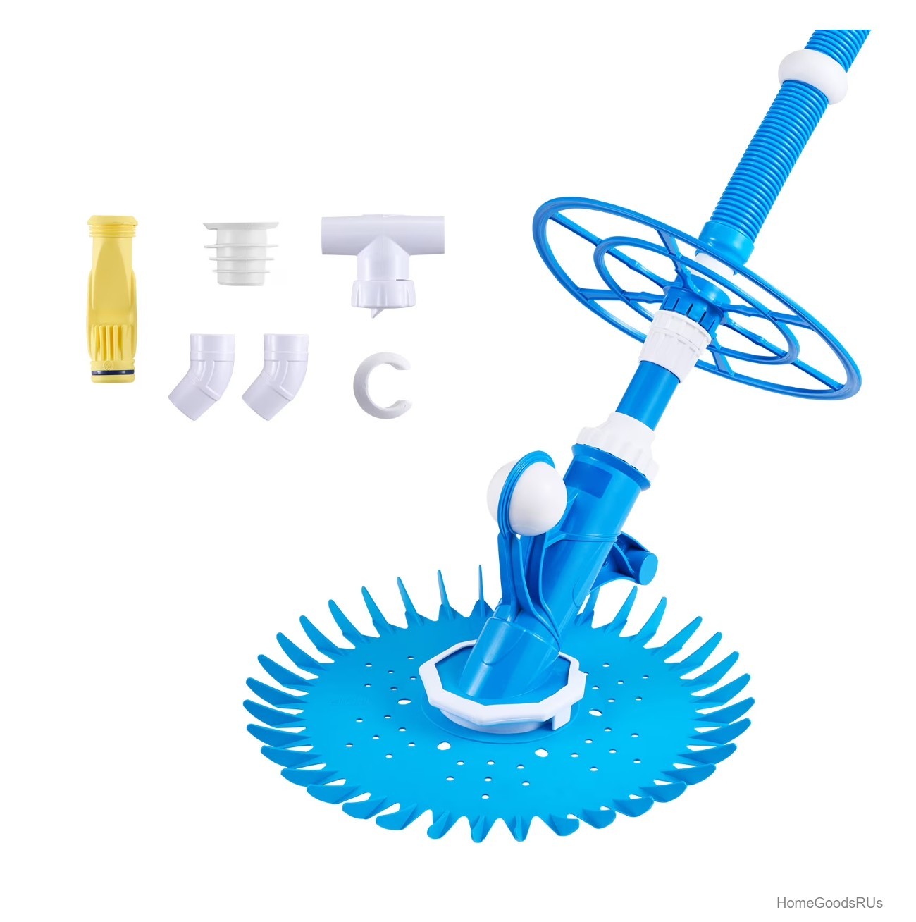 Automatic Suction Pool Cleaner 12 Hoses 33ft In Ground Above Ground Up to 20×35