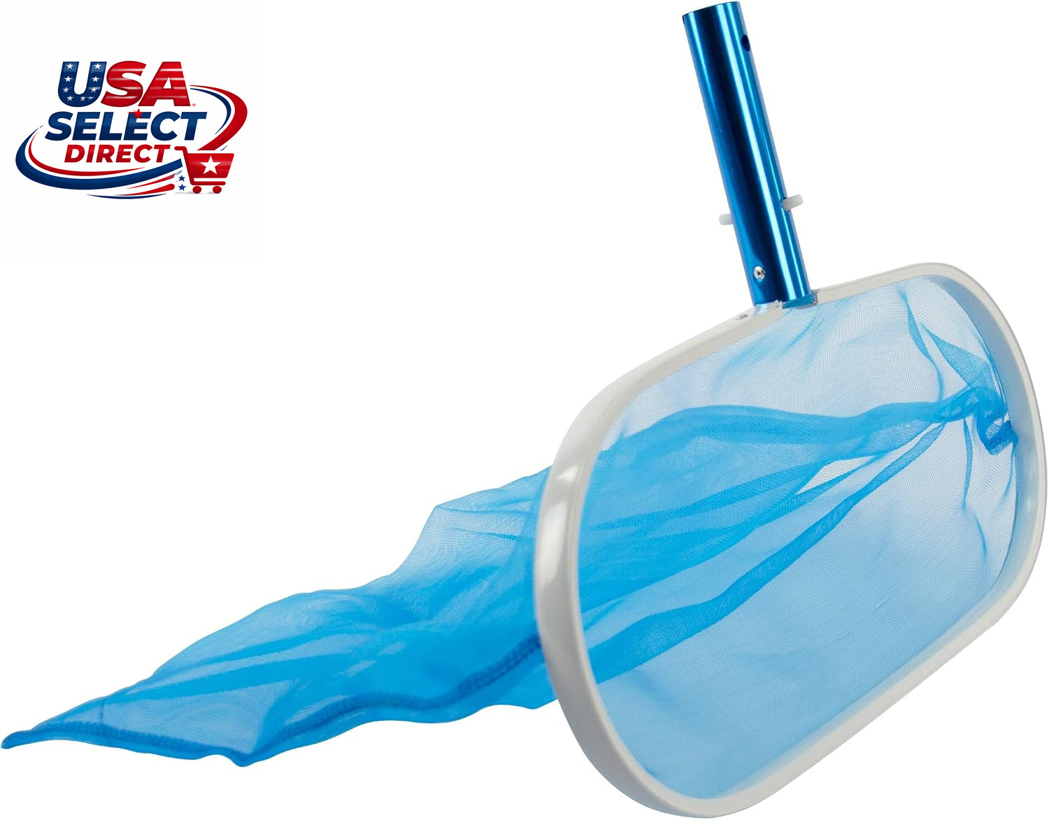 Heavy Duty Deep-Bag Leaf Rake Pool Skimmer with Ultra Fine Mesh