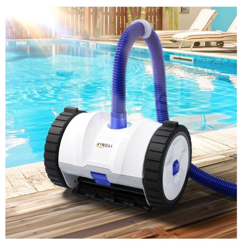 VINGLI Automatic Suction Pool Vacuum for Flat Pool Climbs Walls w 39. 6ft Hose