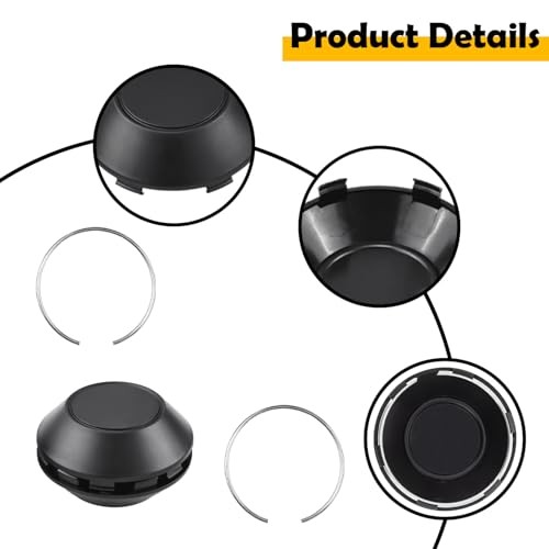 1523153-655 4Pcs Hub Cover Caps Wheel Caps Compatible with Polaris RZR XP
