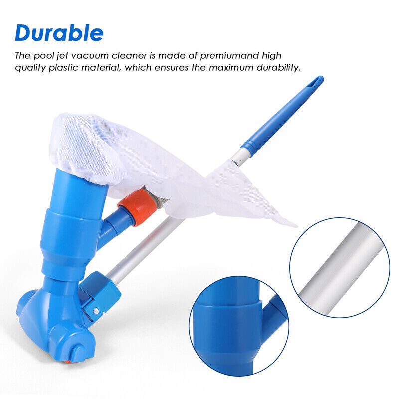 Pool Vacuum Handheld Spa Suction Underwater Cleaner for Above Ground Pools