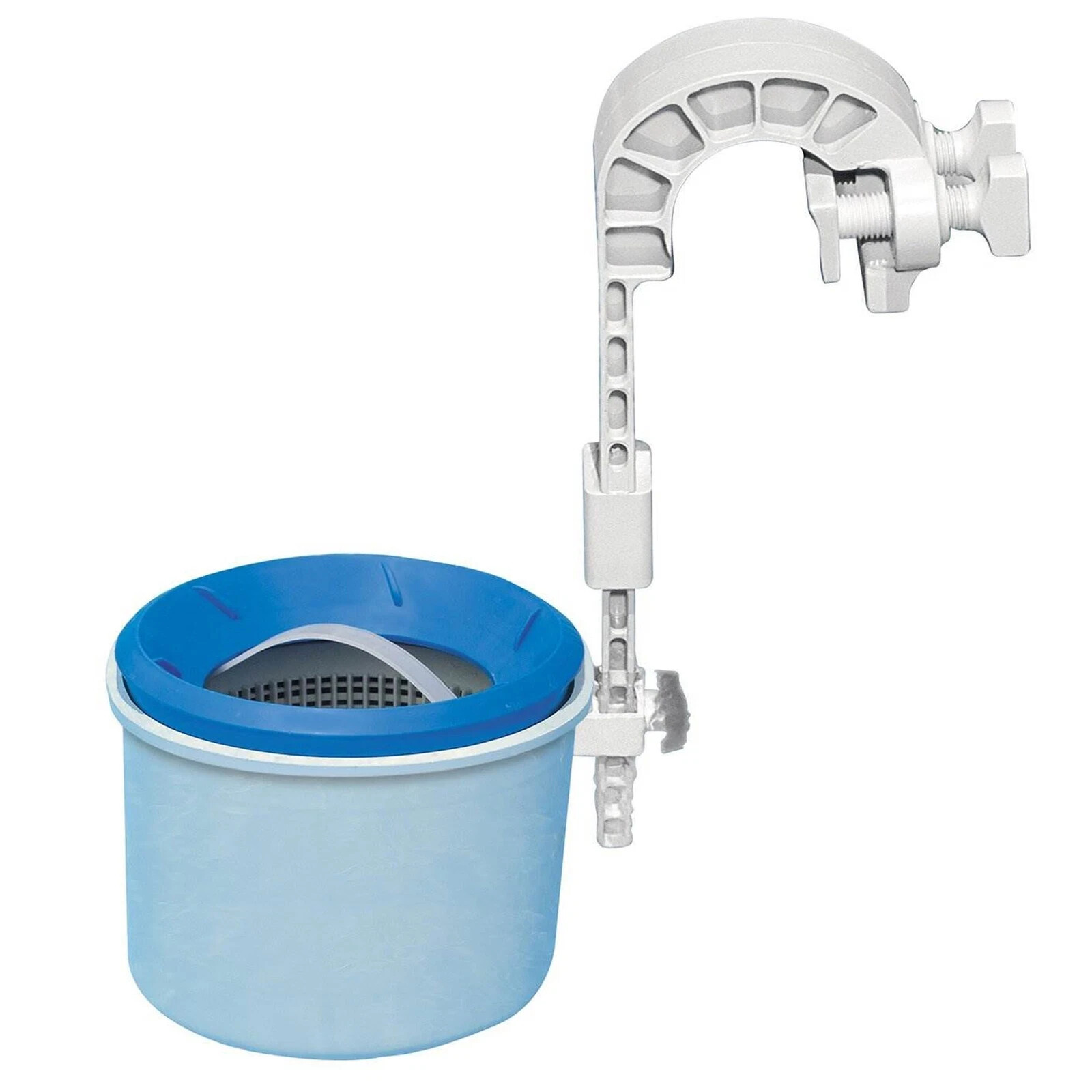 Swimming Pool Deluxe Surface Skimmer Wall Mount Basket Above Ground Debris