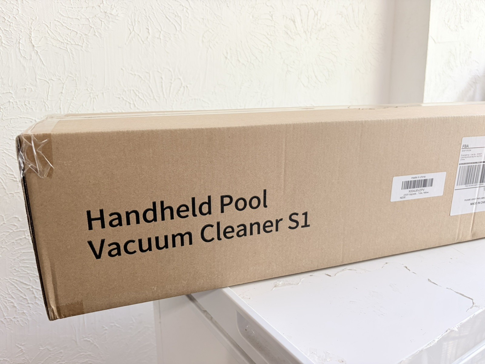Cordless Rechargeable Pool Vacuum Handheld Cleaner w/ Telescopic Pole 60 Min