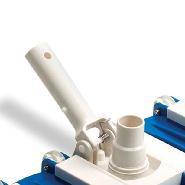 Flexible Weighted Vacuum for In-ground Pools w Wheels & Side Brushes #8165