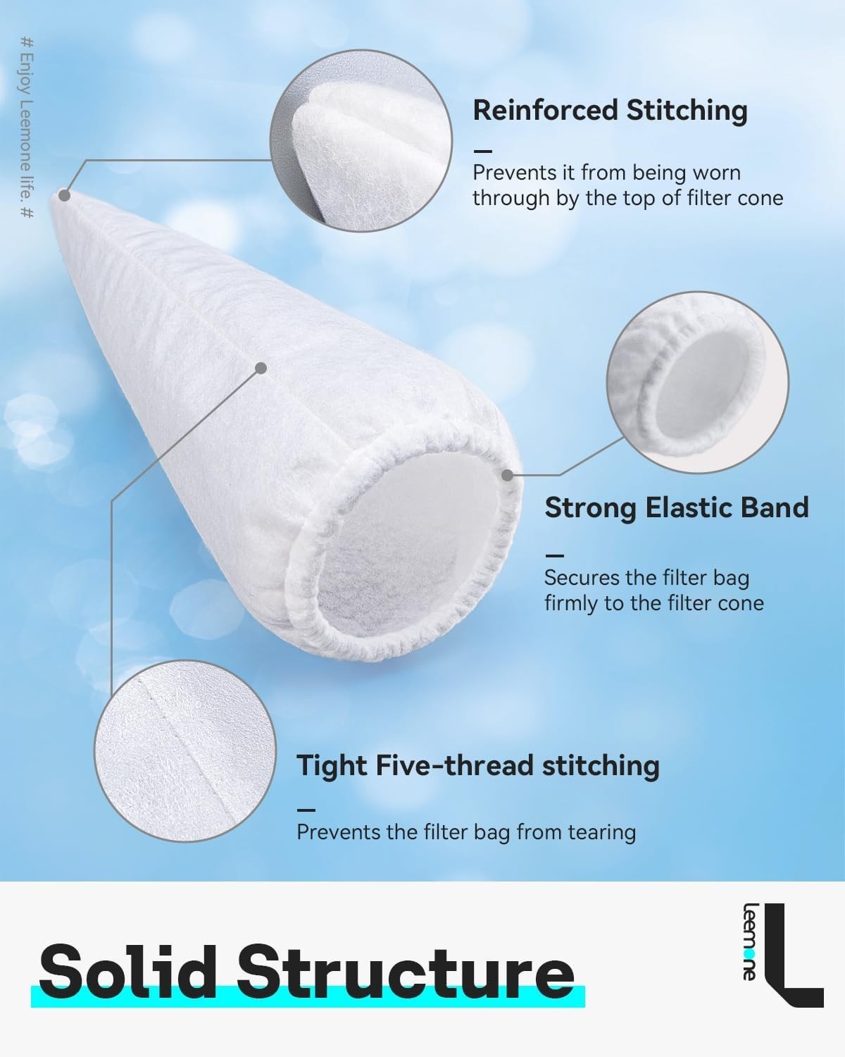 High-Density Cotton 7-Pack Pool Vacuum Filters – Perfect for Centennial Models