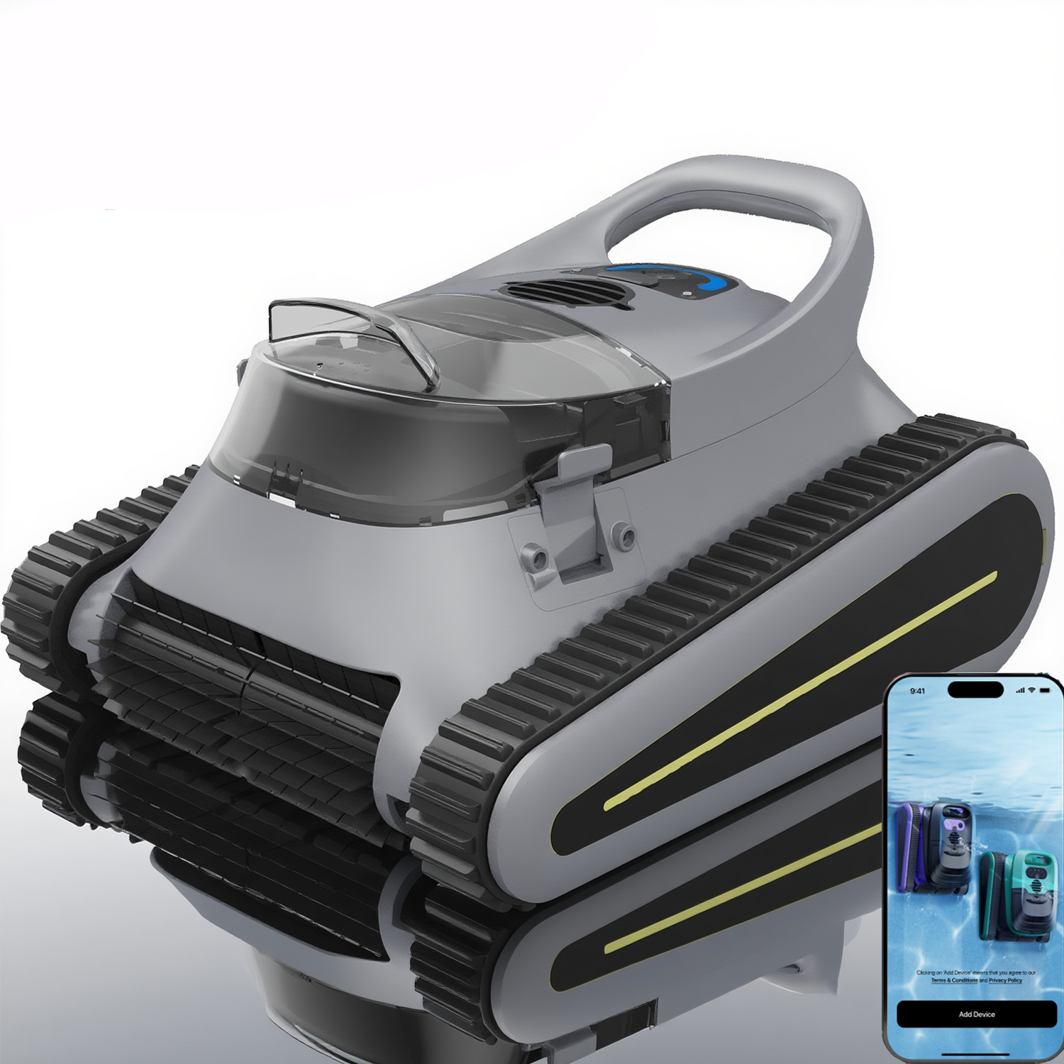 Cordless Robotic Pool Cleaner 4800 GPH High-Power Suction 2026 New