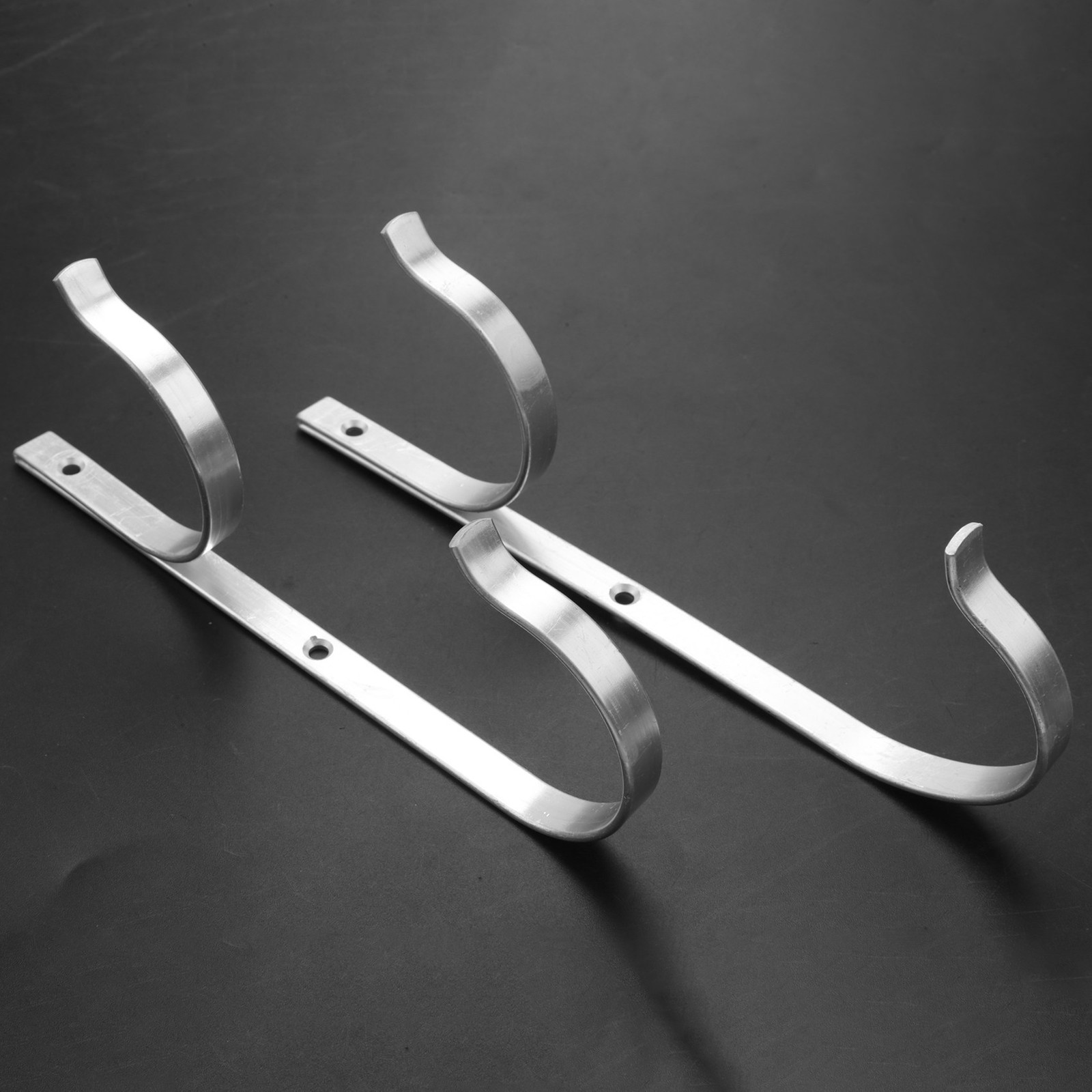 Pool Pole Hanger Premium 2Pcs Aluminium Holder Set, Perfect Hooks for3257