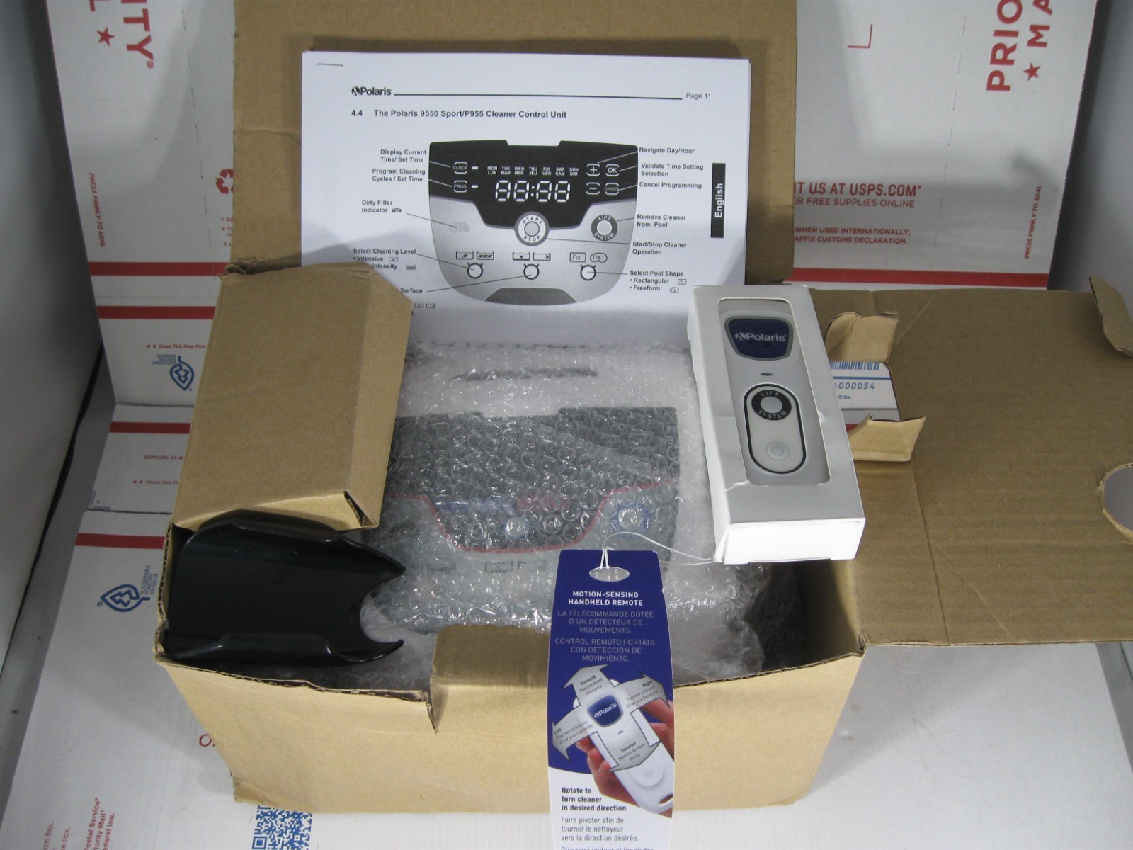POLARIS 9550 POOL CLEANER CONTROL UNIT R0588300 WITH REMOTE CONTROL R0589000 NEW