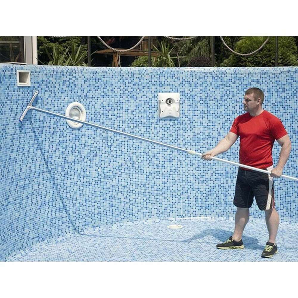NEW 18&Prime; Curved Wall Floor Brush for In/Above Ground Swimming Pool [Brush Only]