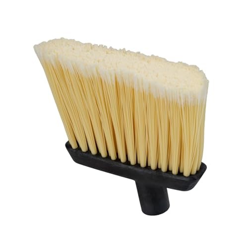 Sparta Duo-Sweep Flagged Angle Broom Head with Frayed Bristles, Heavy Pack of 1
