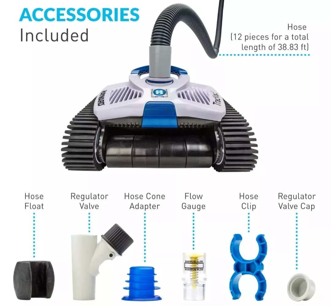 Hayward Trac Vac – Suction Pool Cleaner Automatic Pool Cleaner Wall & floor