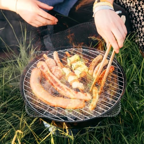 Grill Topper: 10 Pcs Disposable Grill Grates – Non-Stick Heavy Duty Aluminum