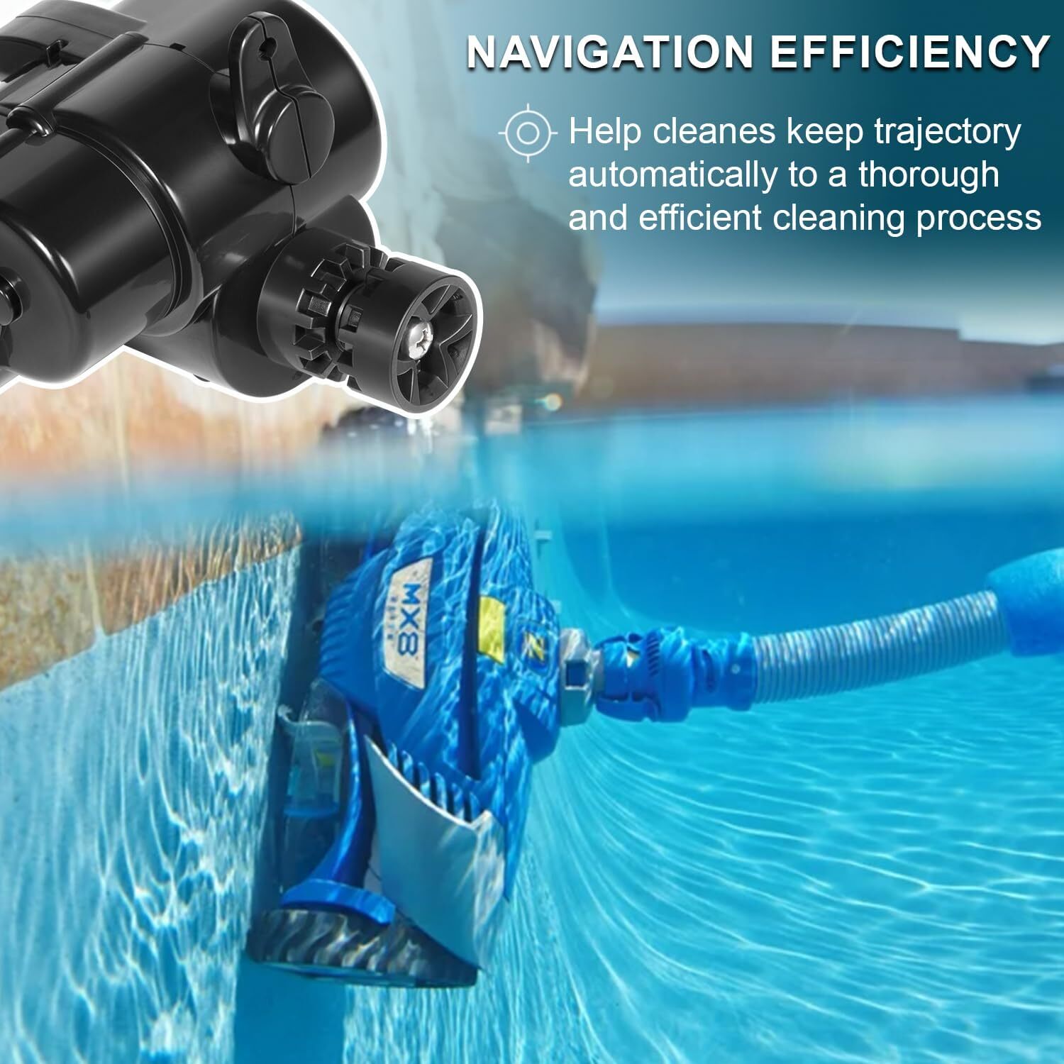 R0524700 Side A for Zodiac Baracuda MX8 MX6 Cleaner Direction Control Device