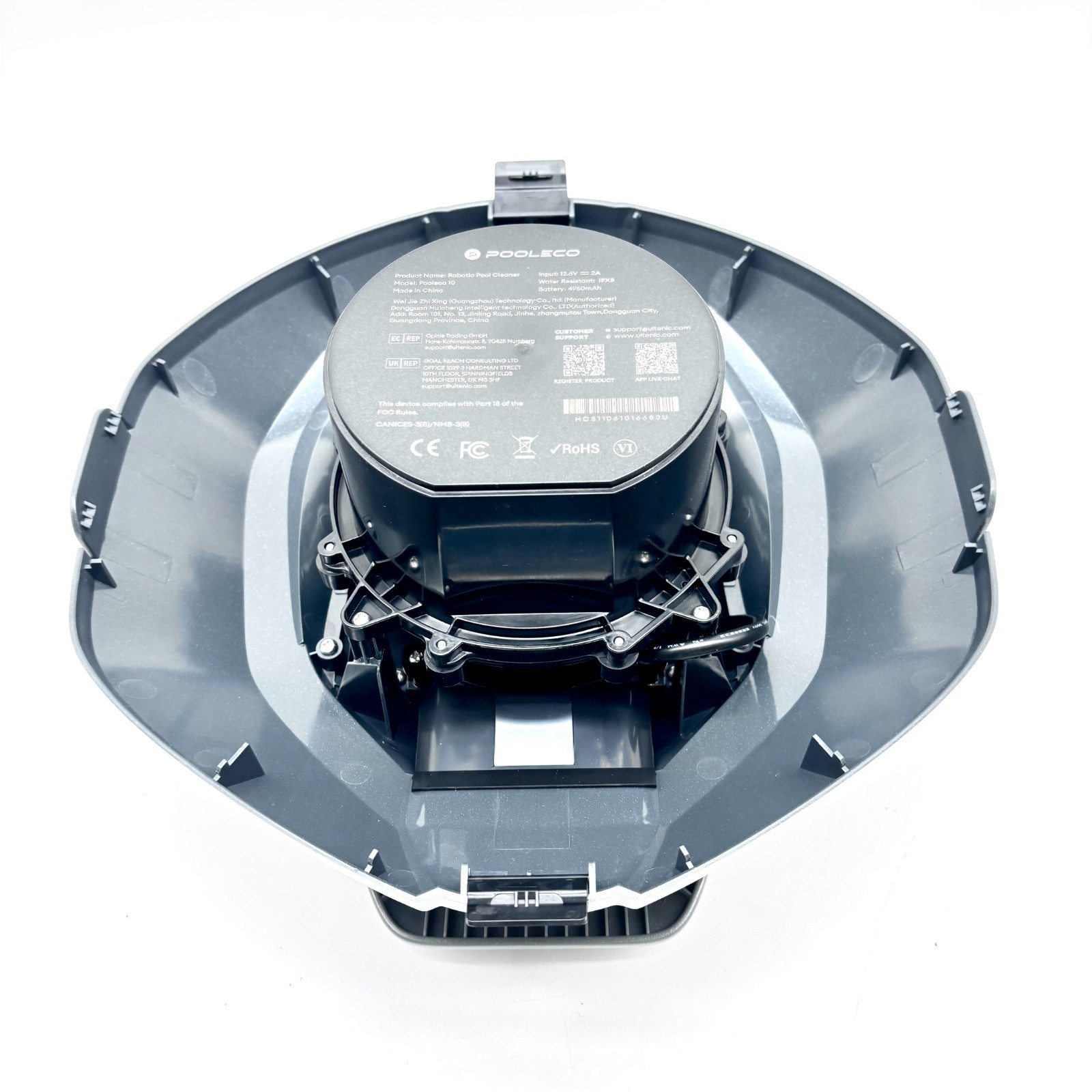 Pooleco Rechargeable Robotic Pool Cleaner w/ Cordless Design Model Pooleco 10