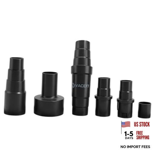 Universal Vacuum Hose Adapter Kit Reducer Attachment Set Converter from 1 1/2