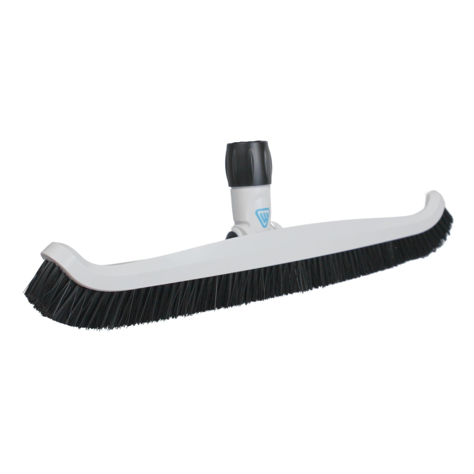 20 inch Pool Brush, Adjustable Multi-Angle Pool Wall Brush with Curved Edges …