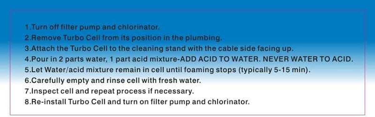 Salt Cell Cleaning Stand for Hayward Turbo & Pentair IntelliChlor — Acid Wash