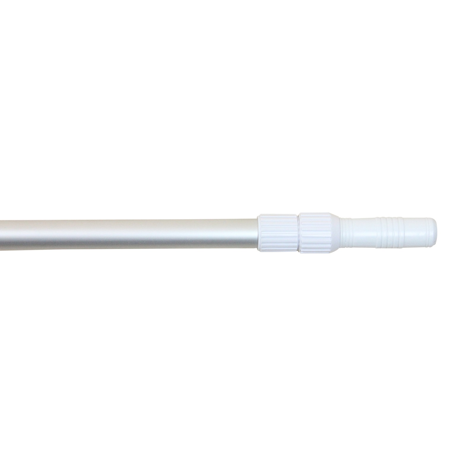 Pool Central 76.75IN Silver Smooth Telescopic Pole for Vacuum Heads and Skimmers