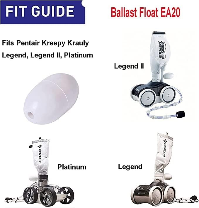 ATIE Pool Cleaner Head Float A20 / Ballast Float EA20 Replacement for Zodiac Pol