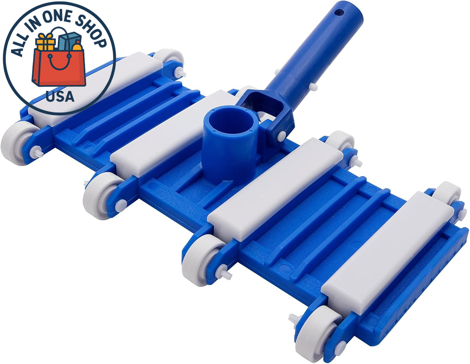 14&Prime; Heavy Duty Pool Vacuum Head with Wheels for Above & Inground Pools