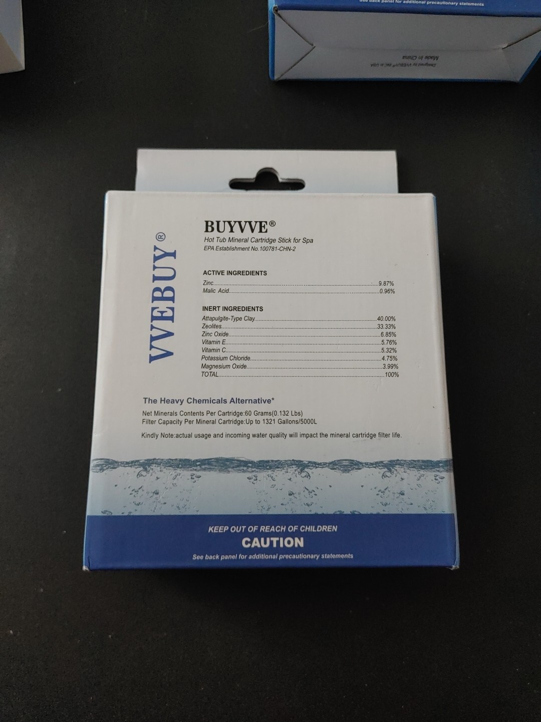 3 Pack HOTUBJOY Hot Tub Filter Spa Mineral Cartridge Sticks VVEBUY New in Box