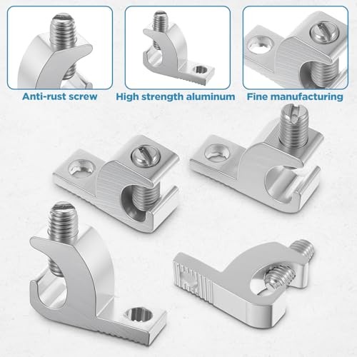 40pcs Aluminum Pool Bonding Lug – Corrosion-Resistant Grounding Connector for