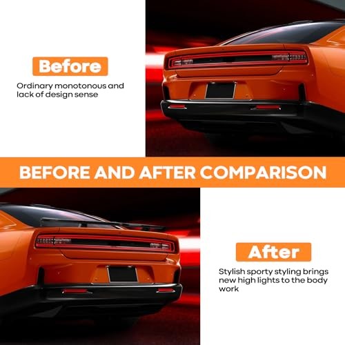 Trunk Spoiler 54 Inch Glossy Black Seagull Style Universal