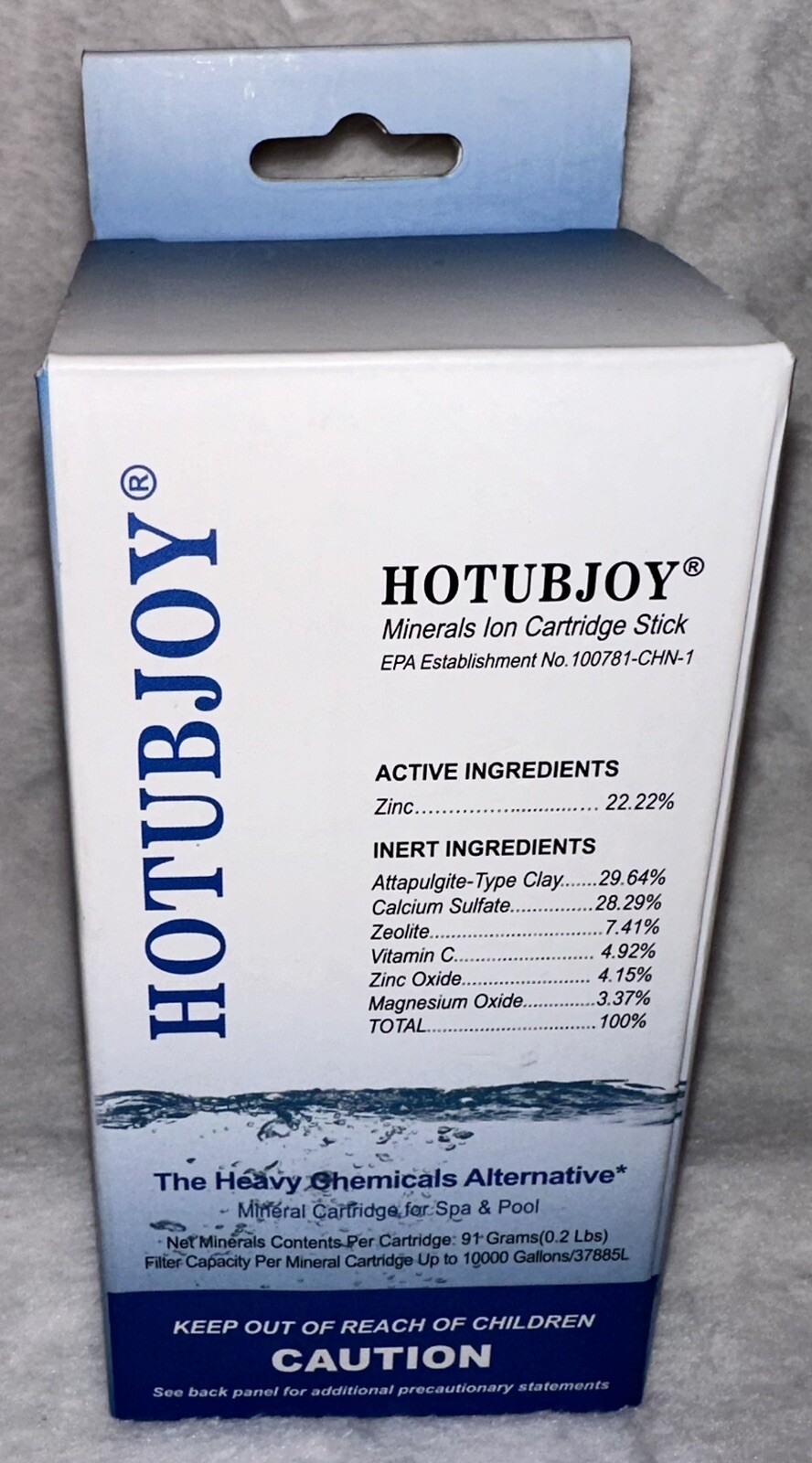 Hotubjoy Gray Mineral Cartidge Stick
