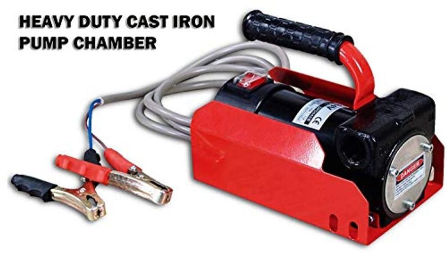 Diesel Fuel Transfer Pump Kit Portable 10GPM/40LPM Heavy Duty Electric DC 12V