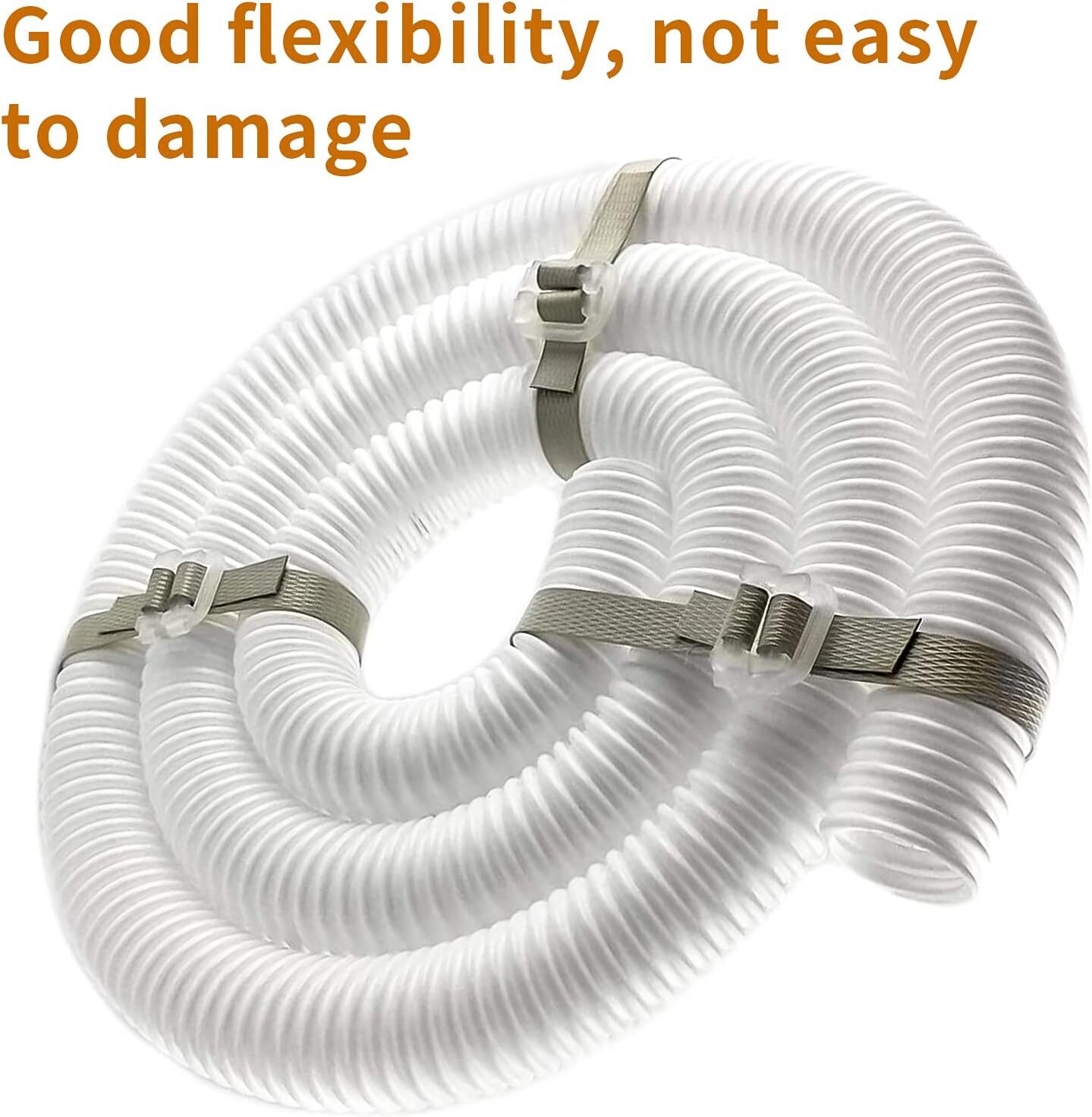 Replacement Pool Cleaner 6-Ft Cuffless Feed Hose for Polaris 360 White