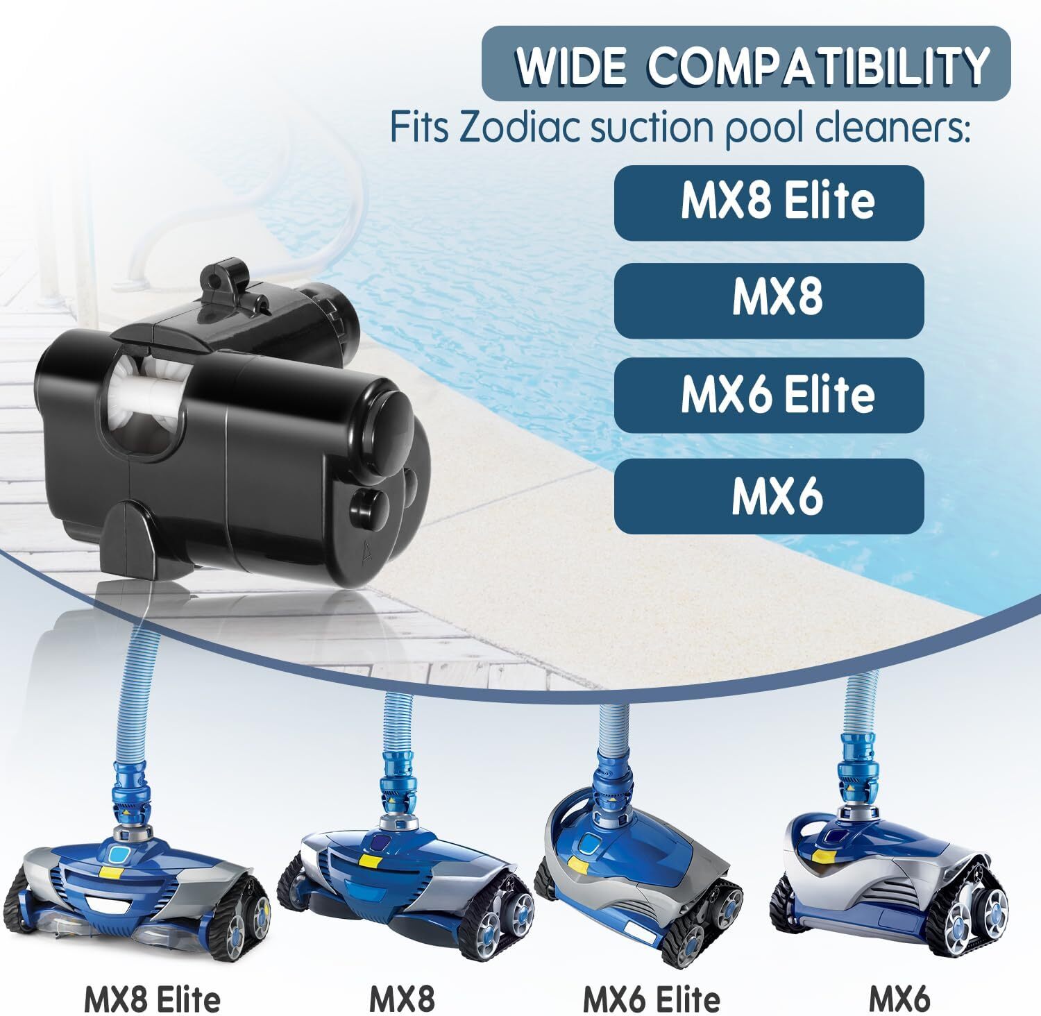 R0524700 Side A for Zodiac Baracuda MX8 MX6 Cleaner Direction Control Device