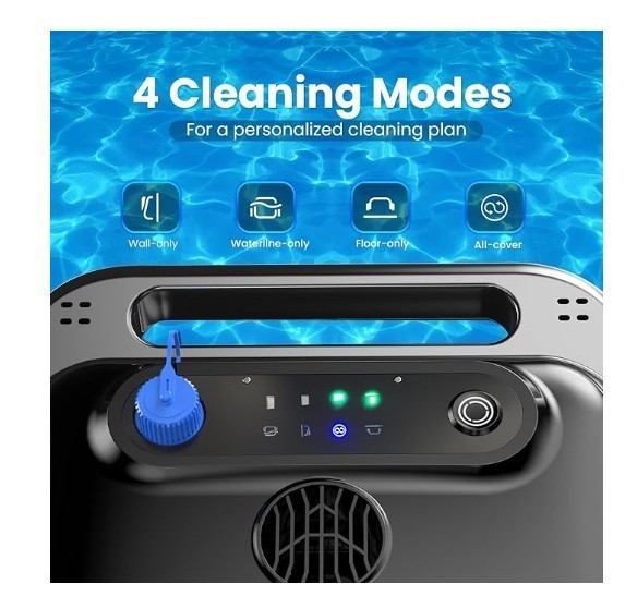 NEW Open Box Y50S Cordless Robotic In-ground Pool Cleaner Wall-Climbing Scrubber