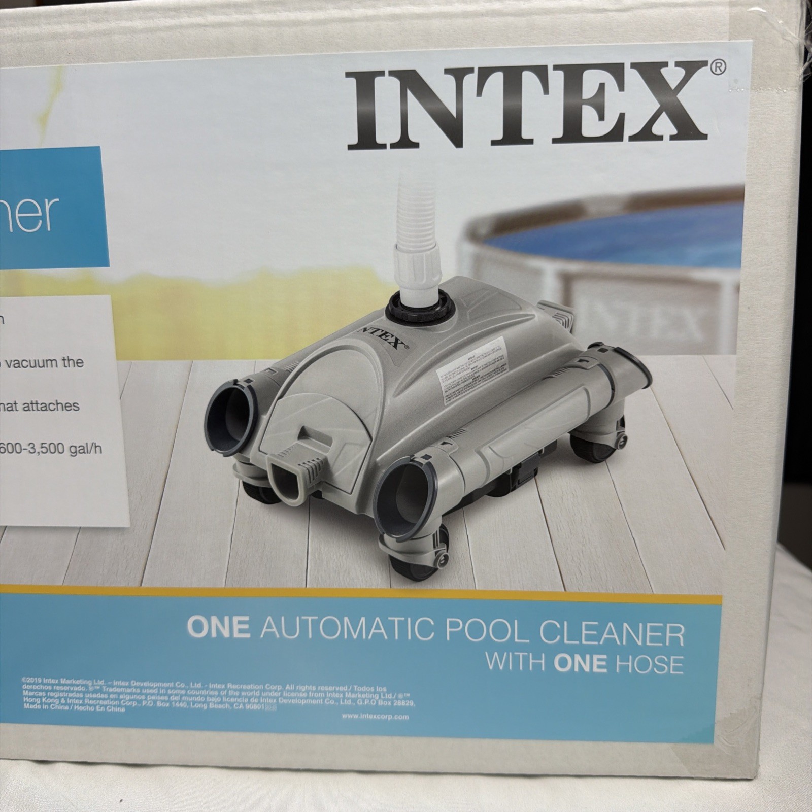 Intex 28001E Swimming Pool Automatic Vacuum Cleaner With One Hose New In Box