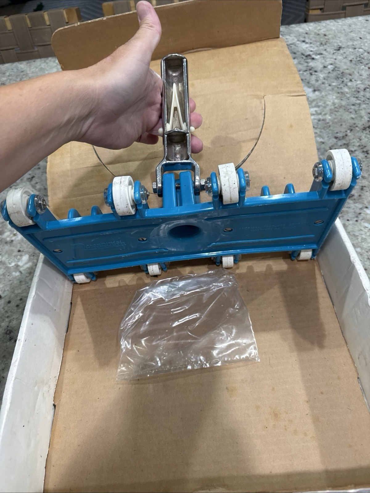 Original 1960s Flex-A-Vac Pool Cleaner Vacuum Head 60s American products
